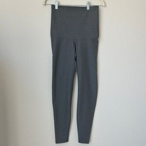 Old Navy Gray High-Waisted Leggings Maternity